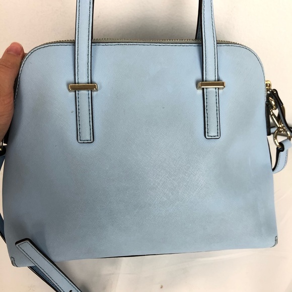 Kate Spade Cedar St Maise blue leather handbag - Picture 4 of 12